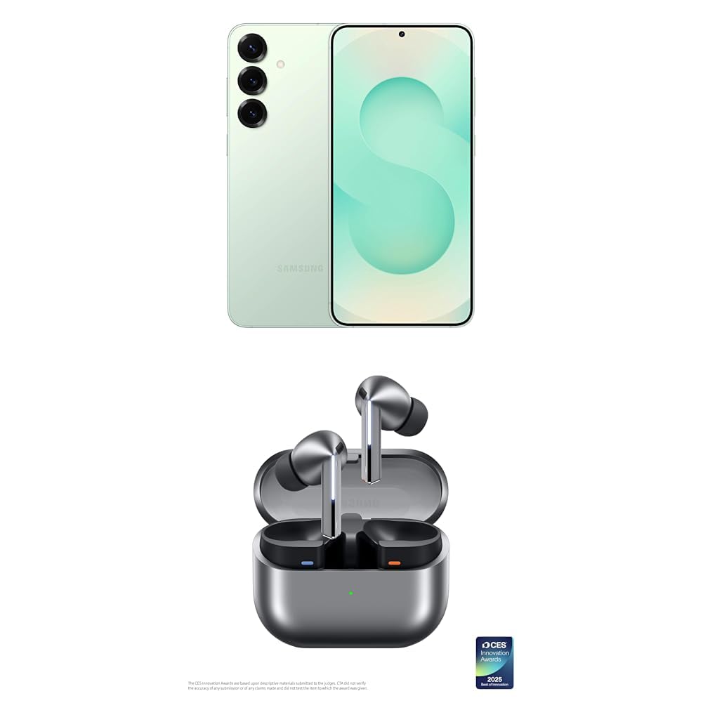 SAMSUNG Galaxy S25 Cell Phone, 256GB Smartphone, Unlocked Android, AI Night Mode Camera, Snapdragon 8 Elite Fast Processor, ProScaler Display, 4000mAh Battery, 2025, US 1 Yr Warranty, Silver Shadow