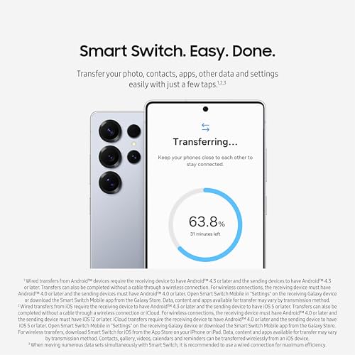 SAMSUNG Galaxy S25 Cell Phone, 256GB Smartphone, Unlocked Android, AI Night Mode Camera, Snapdragon 8 Elite Fast Processor, ProScaler Display, 4000mAh Battery, 2025, US 1 Yr Warranty, Silver Shadow