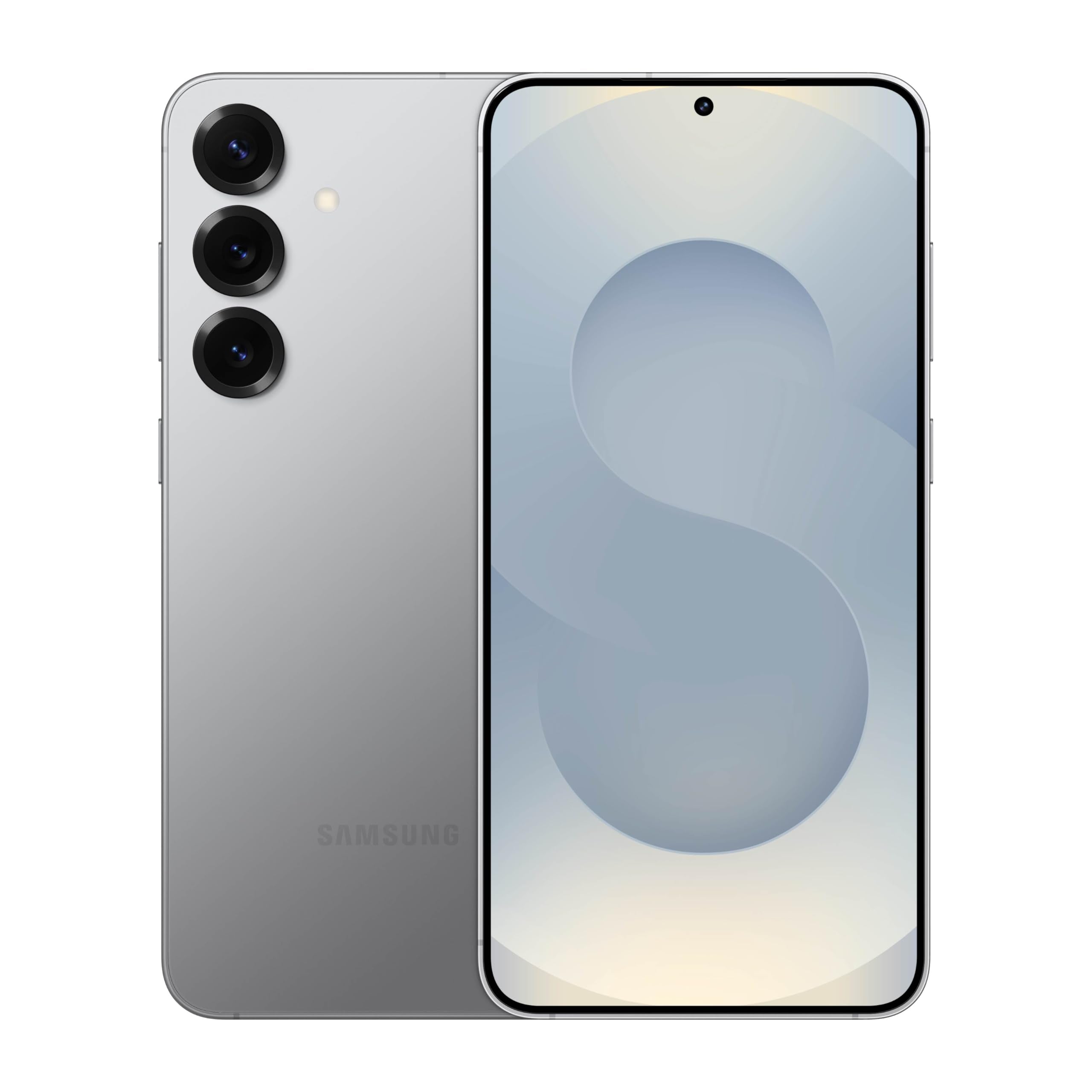 SAMSUNG Galaxy S25 Cell Phone, 256GB Smartphone, Unlocked Android, AI Night Mode Camera, Snapdragon 8 Elite Fast Processor, ProScaler Display, 4000mAh Battery, 2025, US 1 Yr Warranty, Silver Shadow