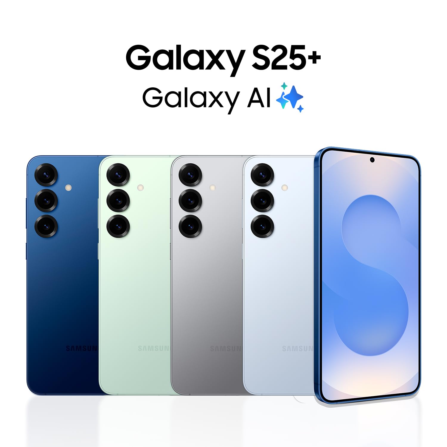 SAMSUNG Galaxy S25 Cell Phone, 256GB Smartphone, Unlocked Android, AI Night Mode Camera, Snapdragon 8 Elite Fast Processor, ProScaler Display, 4000mAh Battery, 2025, US 1 Yr Warranty, Silver Shadow