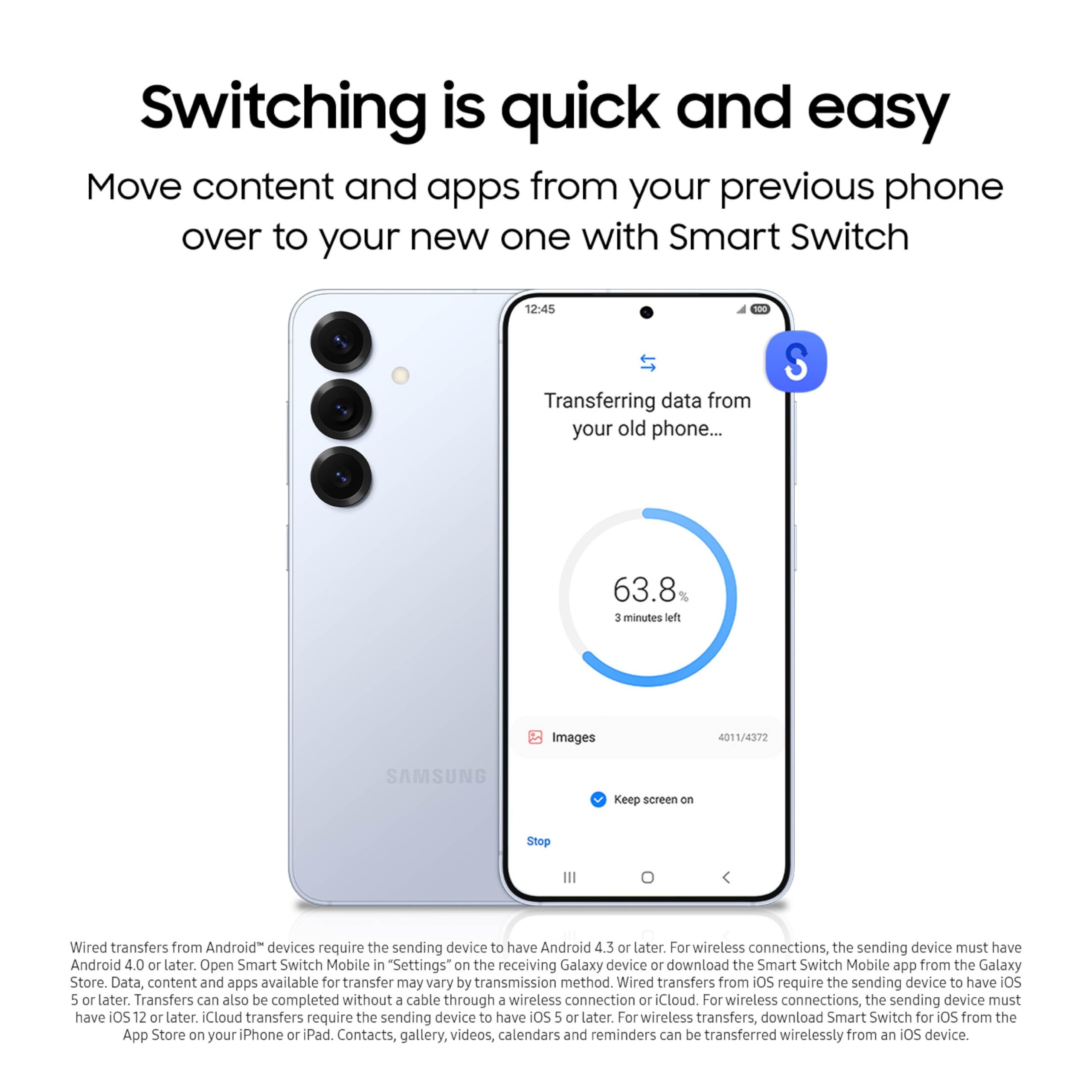 SAMSUNG Galaxy S25 Cell Phone, 256GB Smartphone, Unlocked Android, AI Night Mode Camera, Snapdragon 8 Elite Fast Processor, ProScaler Display, 4000mAh Battery, 2025, US 1 Yr Warranty, Silver Shadow